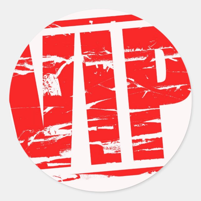 efecto de sello de goma VIP (Anverso)