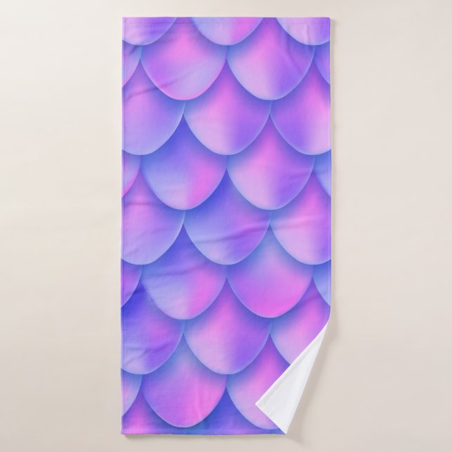 Efecto de textura de Relieve metalizado de cola de (Toalla de baño)
