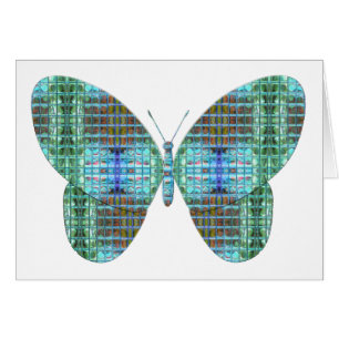 Efecto de vidrio de mariposa joyada