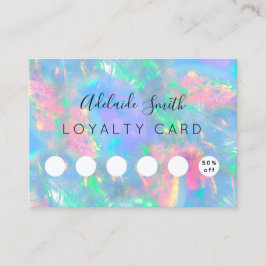 efecto gemelo opal de tarjeta de fidelidad