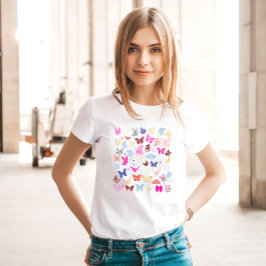 Efecto mariposa - Camiseta estética de color