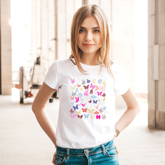 Efecto mariposa - Camiseta estética de color (Subido por el creador)