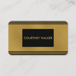 Efecto metalizado de oro de moda y tarjetas de