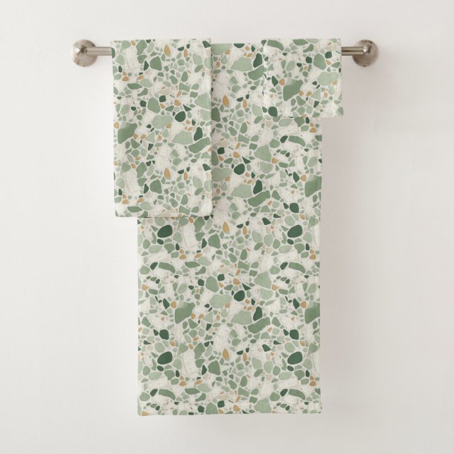 Efecto Sage Green Terrazzo (In situ)