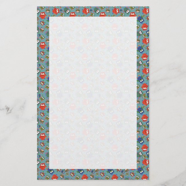Efectos de escritorio de encargo, papel de carta, (Anverso)