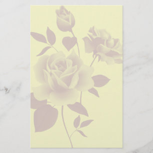 Efectos de escritorio de papel de los rosas de la
