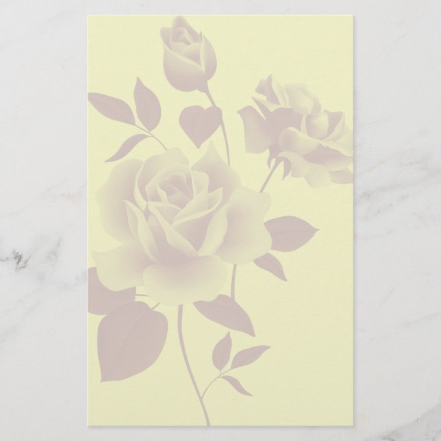 Efectos de escritorio de papel de los rosas de la (Anverso)