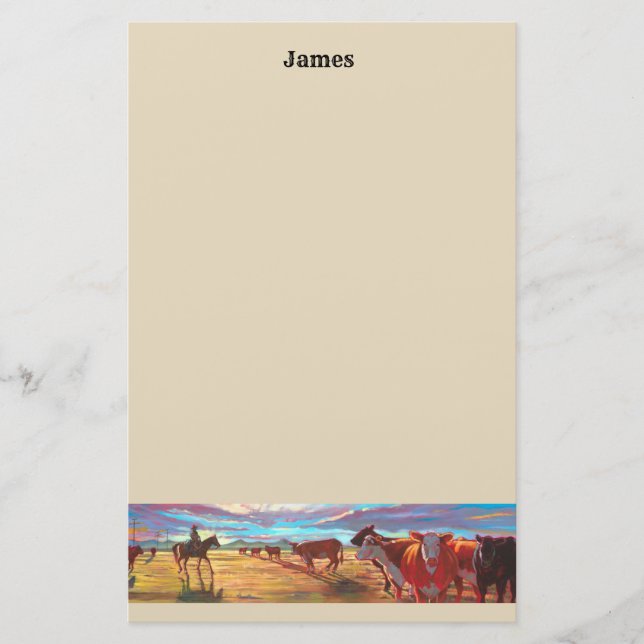 Efectos de escritorio de papel del ganado del (Anverso)