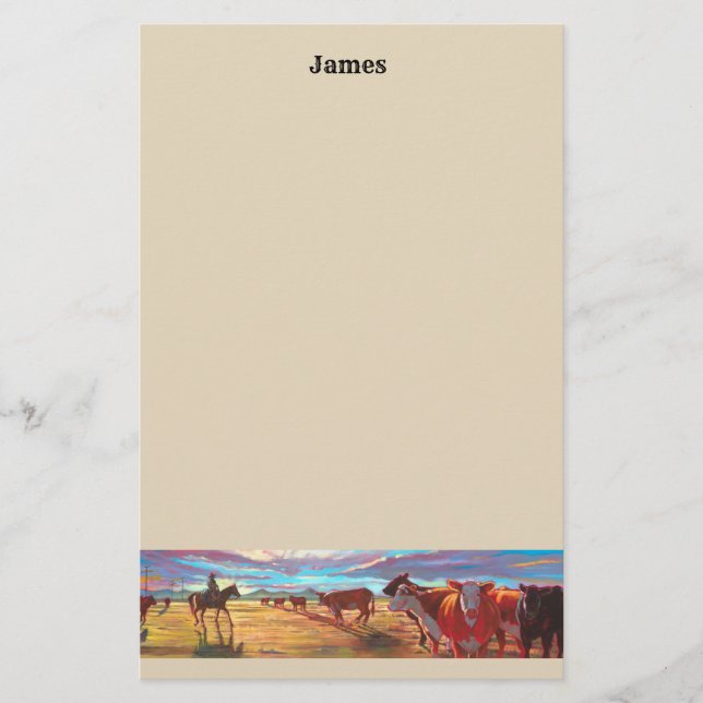 Efectos de escritorio de papel del ganado del (Anverso)