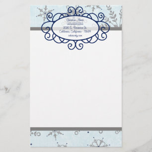Efectos de escritorio del papel con membrete de
