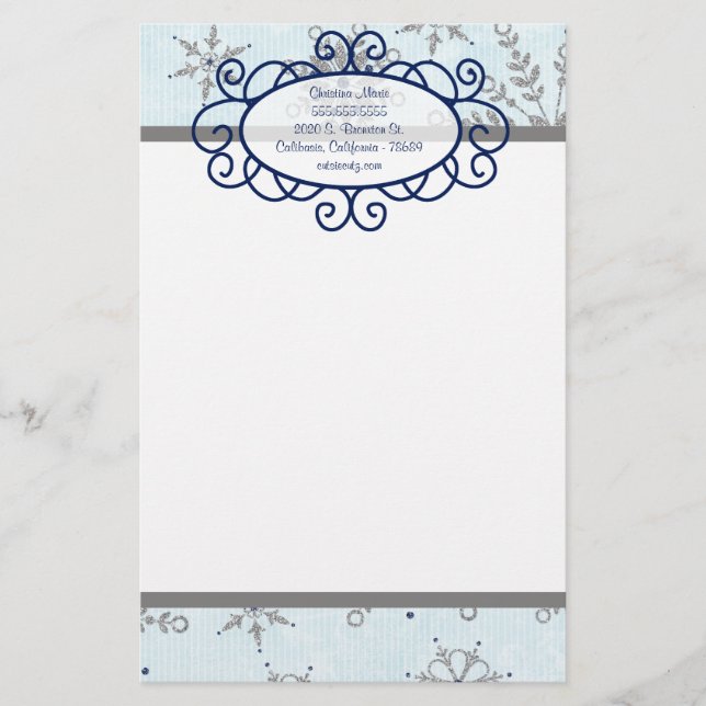 Efectos de escritorio del papel con membrete de (Anverso)