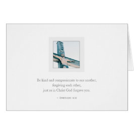 Efesianos de tarjetas 4:32 Verse Jesús Elegante Ed