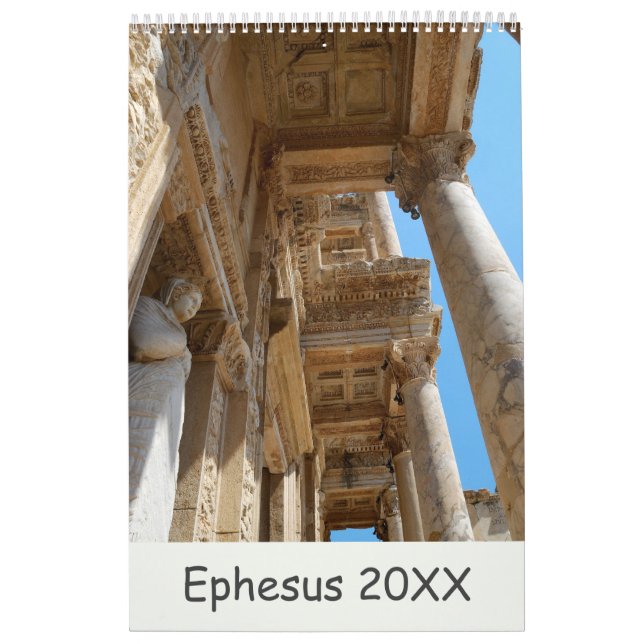 Éfeso de 12 meses, calendario de Turquía (Tapa)