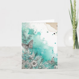 Efímeras Acuarelas Antiguas En Blanco