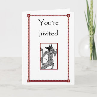 Egipcio y invitación temática de Sigil