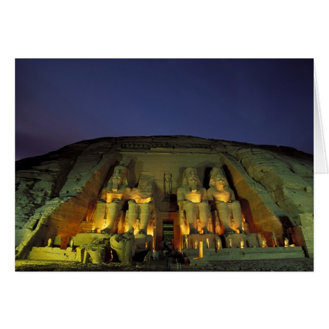 Egipto, Abu Simbel, Figuras colosales de Ramsés (Anverso (Horizontal))