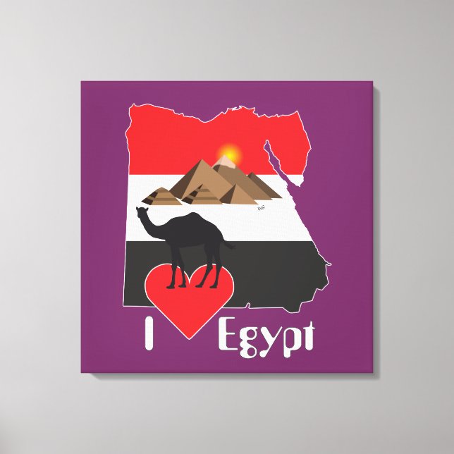 Egipto - Egypt lienzo (Anverso)