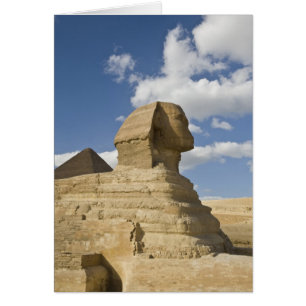 Egipto, Giza. La gran Sfinx se eleva sobre la