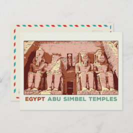 Egipto, la tarjeta postal del ilustracion de los t