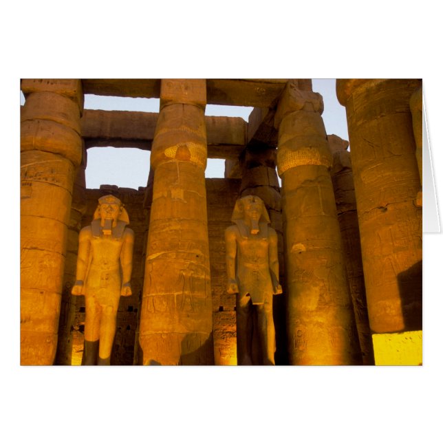 Egipto, Luxor.  Templo de Karnack. (Anverso (Horizontal))
