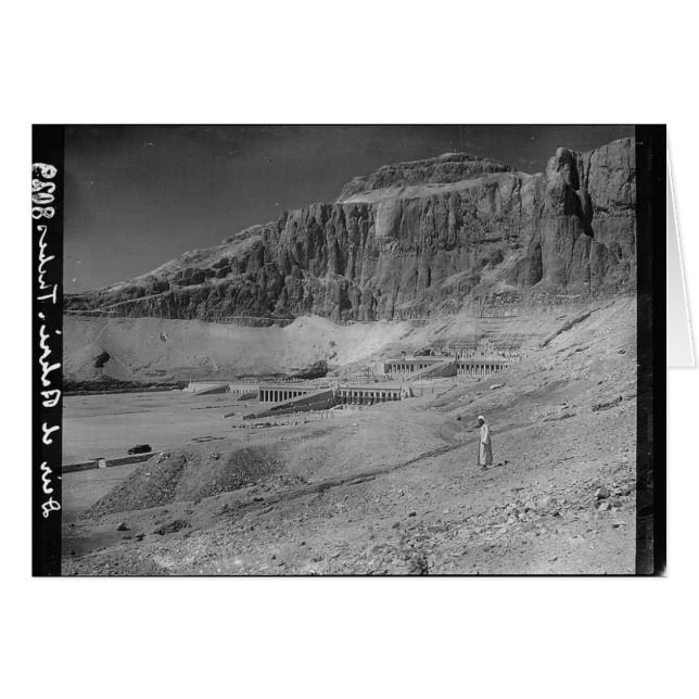 Egipto. Templo de Deir El Bahre, alrededor de 1936 (Anverso (Horizontal))