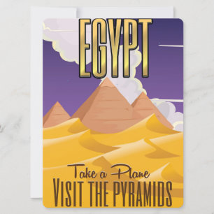 Egipto - Visita al poster de vacaciones de las Pir