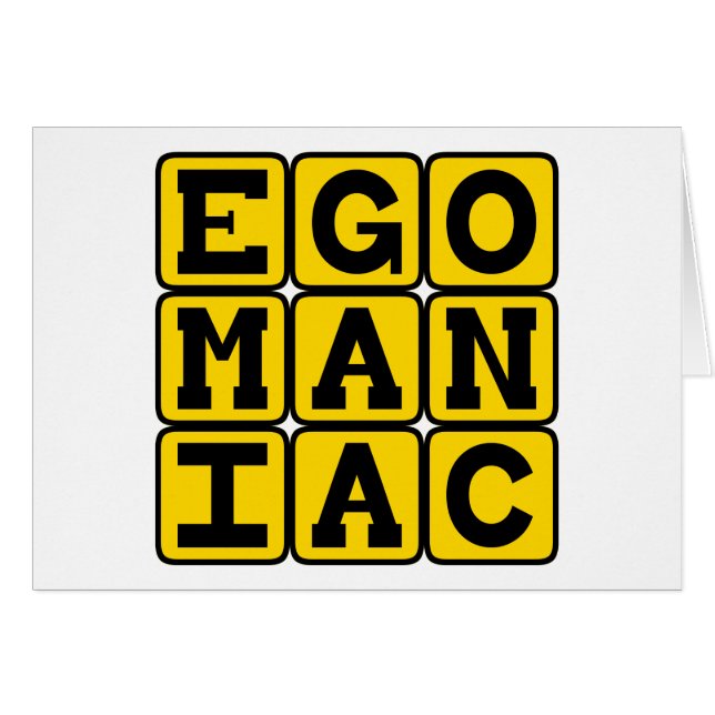 Egocéntrico, ególatra (Anverso (Horizontal))