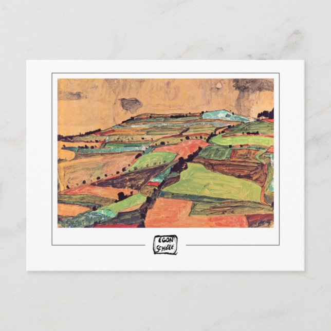 Egon Schiele #11-2 - Tarjeta postal de arte fino (Anverso)