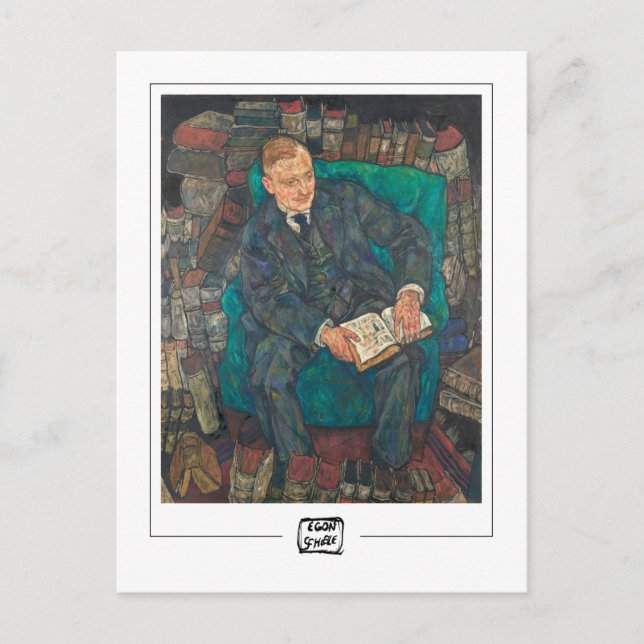 Egon Schiele #14-2 - Tarjeta postal de arte fino (Anverso)