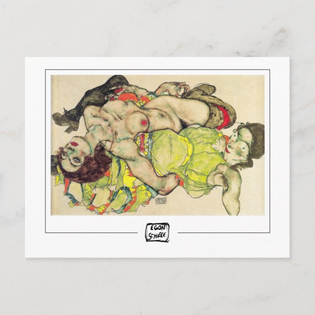 Egon Schiele #234 - Postales Bellas Artes (Anverso)