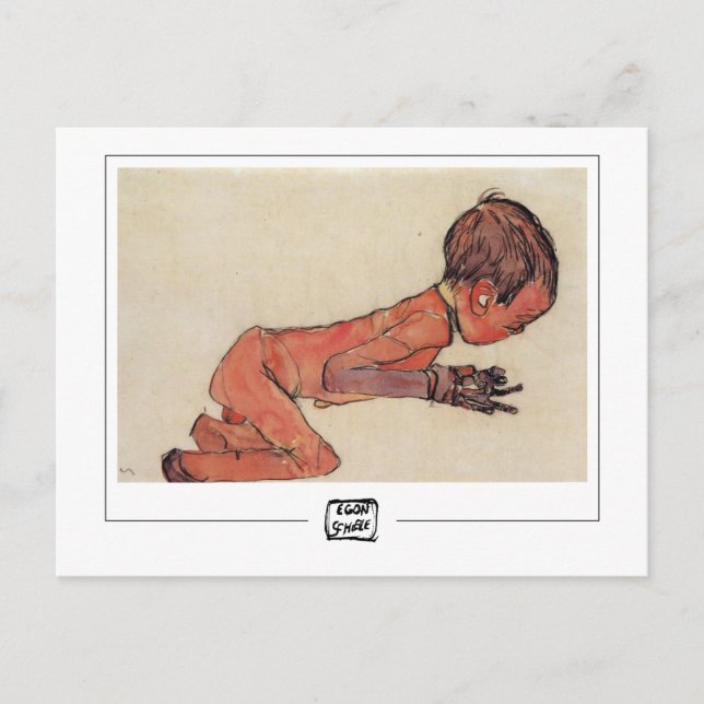 Egon Schiele #269-2 - Tarjeta postal de arte fino (Anverso)