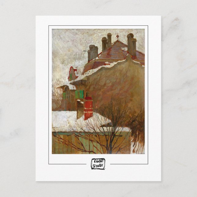 Egon Schiele #308-2 - Postales Bellas Artes (Anverso)