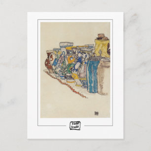 Egon Schiele # 344-2 - Tarjeta postal de arte