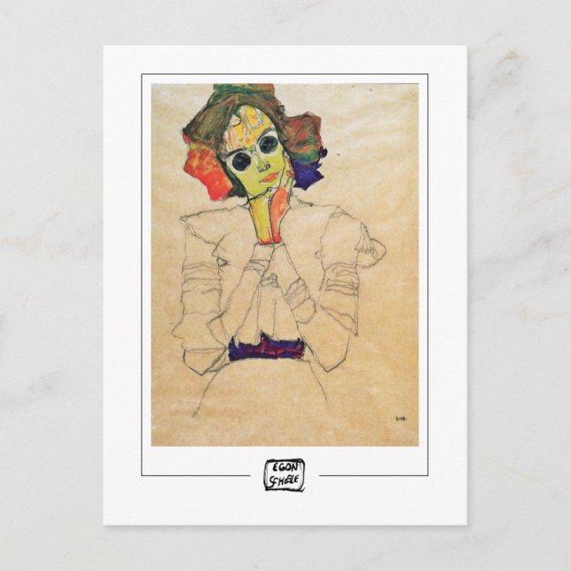 Egon Schiele #369-2 - Tarjeta postal de arte fino (Anverso)