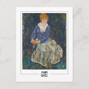 Egon Schiele #4 - Tarjeta postal de arte fino