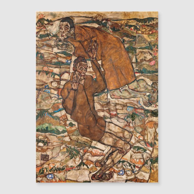 Egon Schiele - Levitación (Anverso)