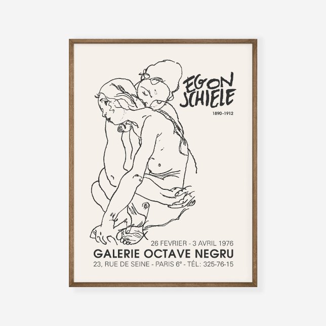Egon Schiele Poster de exposición de arte para muj (Subido por el creador)