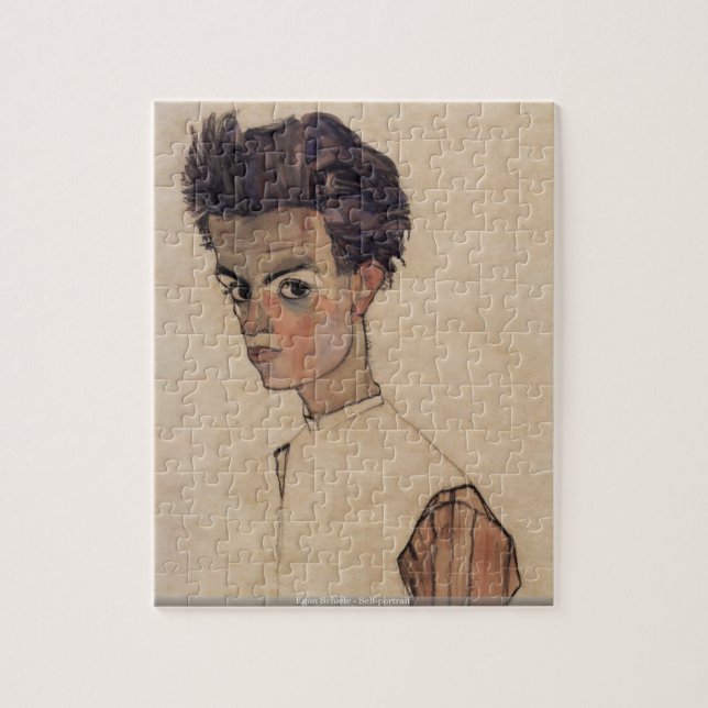 Egon Schiele - rompecabezas del autorretrato (Vertical)