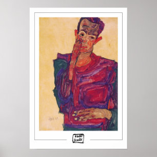 Egon Schiele Zedign Poster de arte #103-3