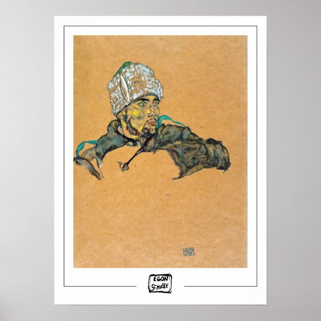Egon Schiele Zedign Poster de arte #14-3 (Frente)