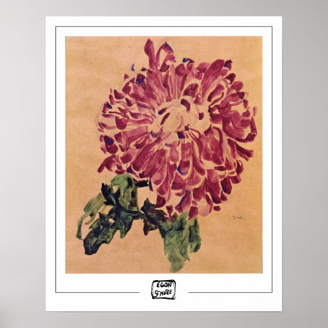 Egon Schiele Zedign Poster de arte #222-3 (Frente)