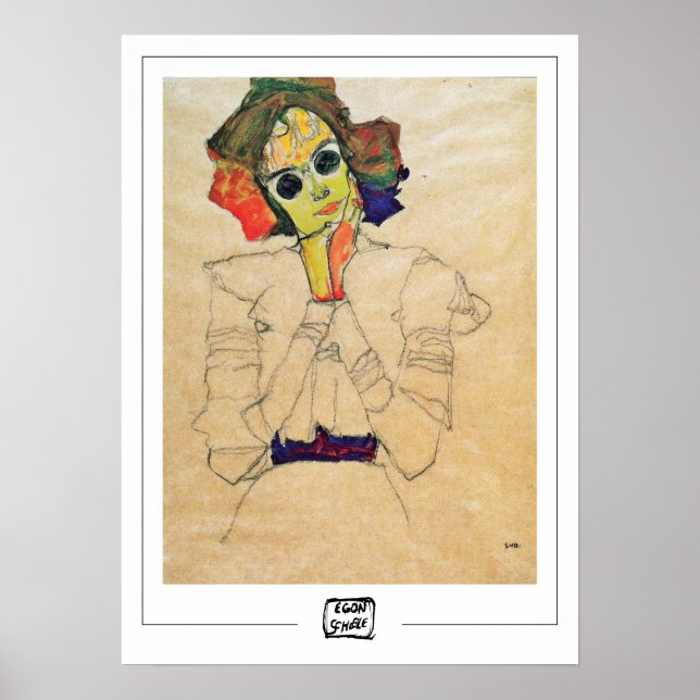 Egon Schiele Zedign Poster de arte #369-2 (Frente)