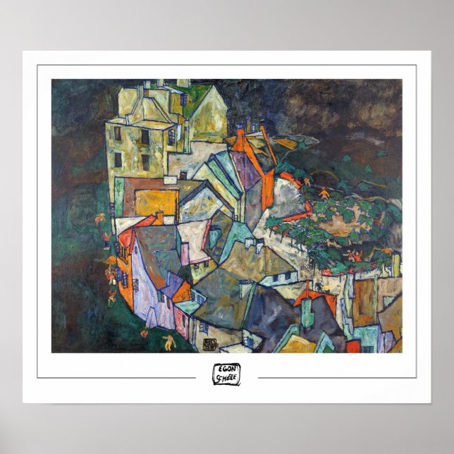 Egon Schiele Zedign Poster de arte #3-3 (Frente)