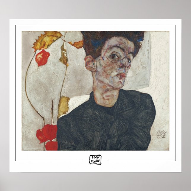 Egon Schiele Zedign Poster de arte #49-2 (Frente)