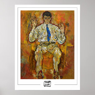 Egon Schiele Zedign Poster de arte #7-3