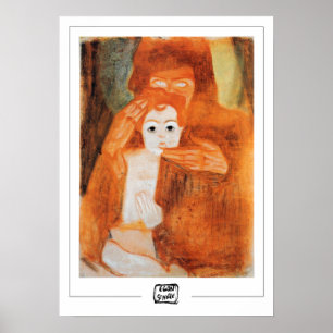 Egon Schiele Zedign Poster de arte #93-3
