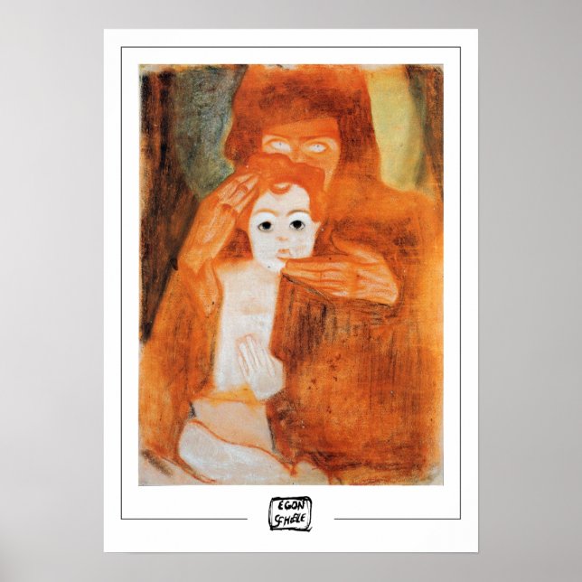 Egon Schiele Zedign Poster de arte #93-3 (Frente)