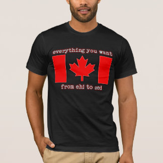¡Eh! a Zed Camiseta Orgullo Canadiense Canadá