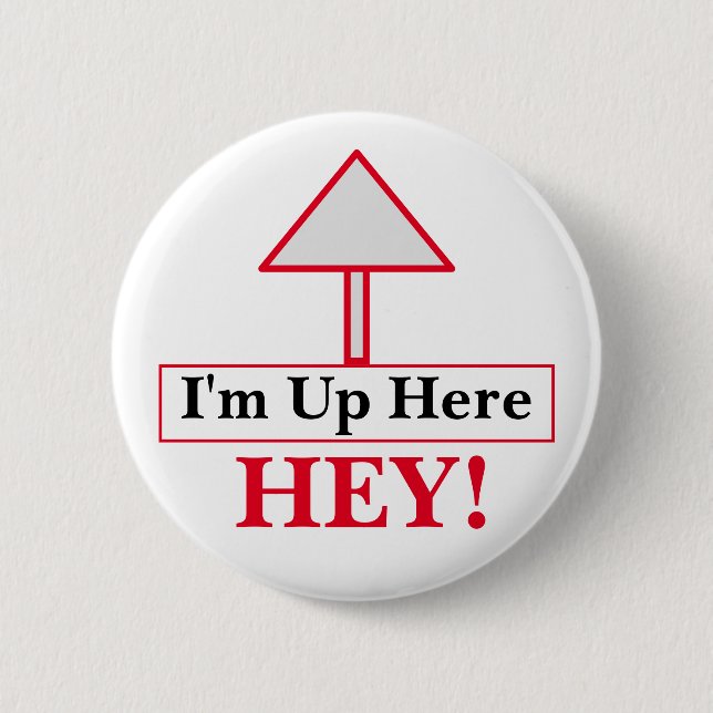 ¡EH! Estoy Aquí Botón (Anverso)