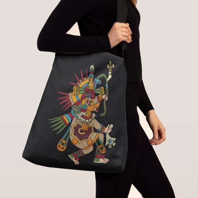 Ehecatl Tote de arte maya o bolsa de cadáveres (Detalle)